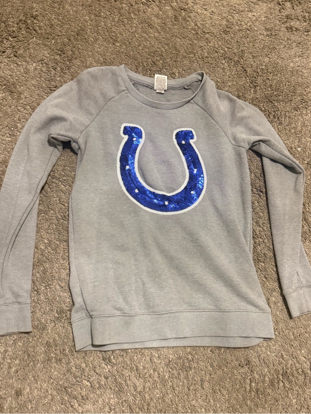 PINK Indianapolis Colts Grey Sweatshirt